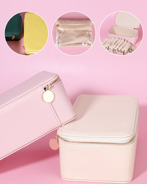 Boîte À Bijoux De Voyage Avec Petites Poches