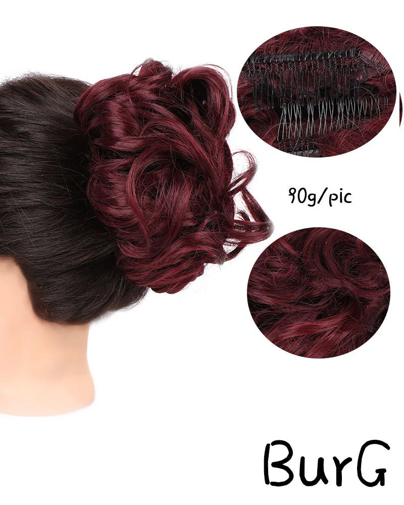 Pince Chignon Bouclé Peigne