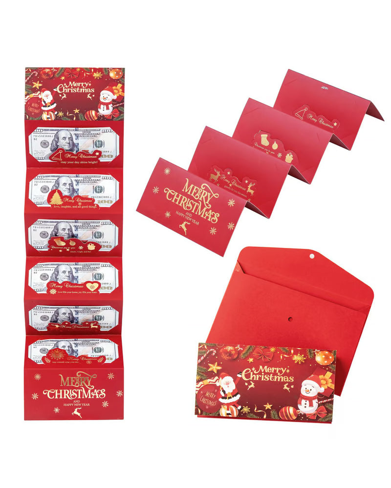 Enveloppe Cadeau Argent De Noël