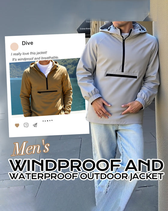Veste Outdoor Homme Imperméable Et Coupe-Vent