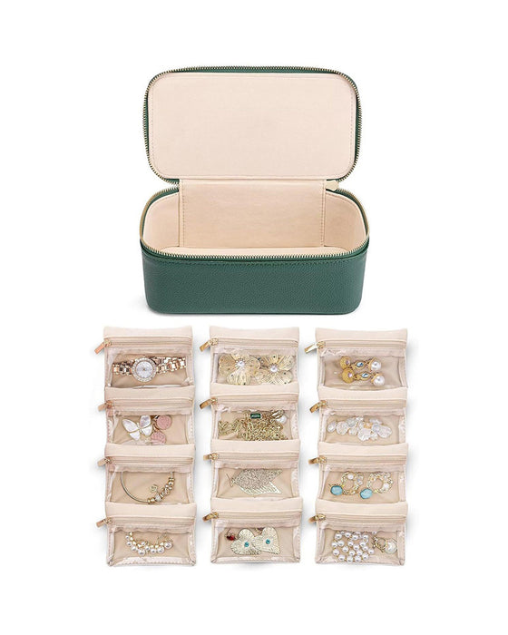 Boîte À Bijoux De Voyage Avec Petites Poches