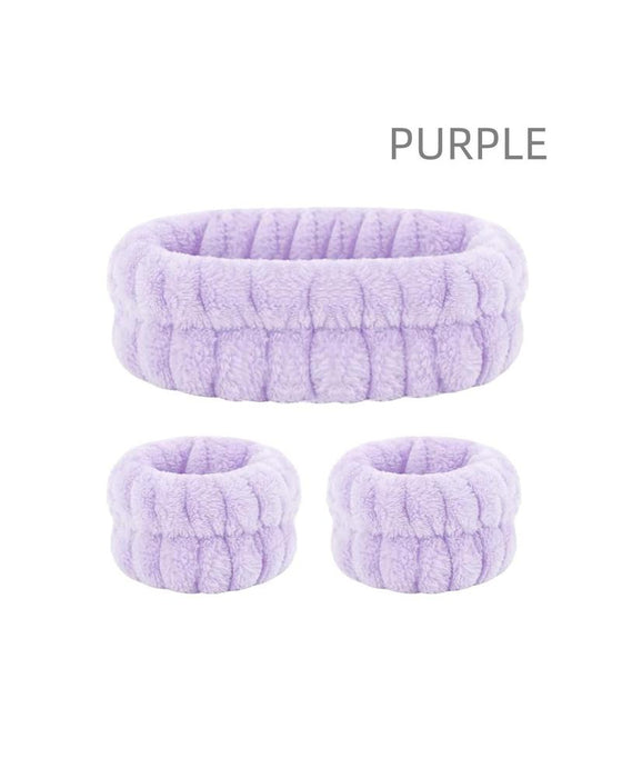 Lot De 3 Bandeaux Pour Le Lavage Du Visage