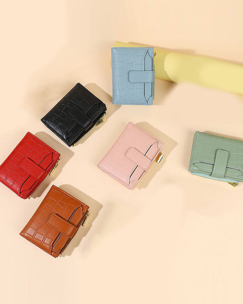 Portefeuille Compact Universel Pour Femmes
