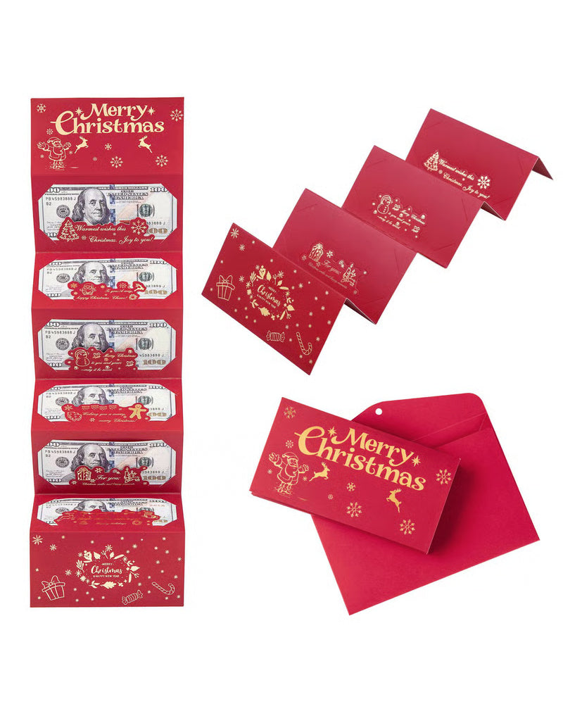 Enveloppe Cadeau Argent De Noël