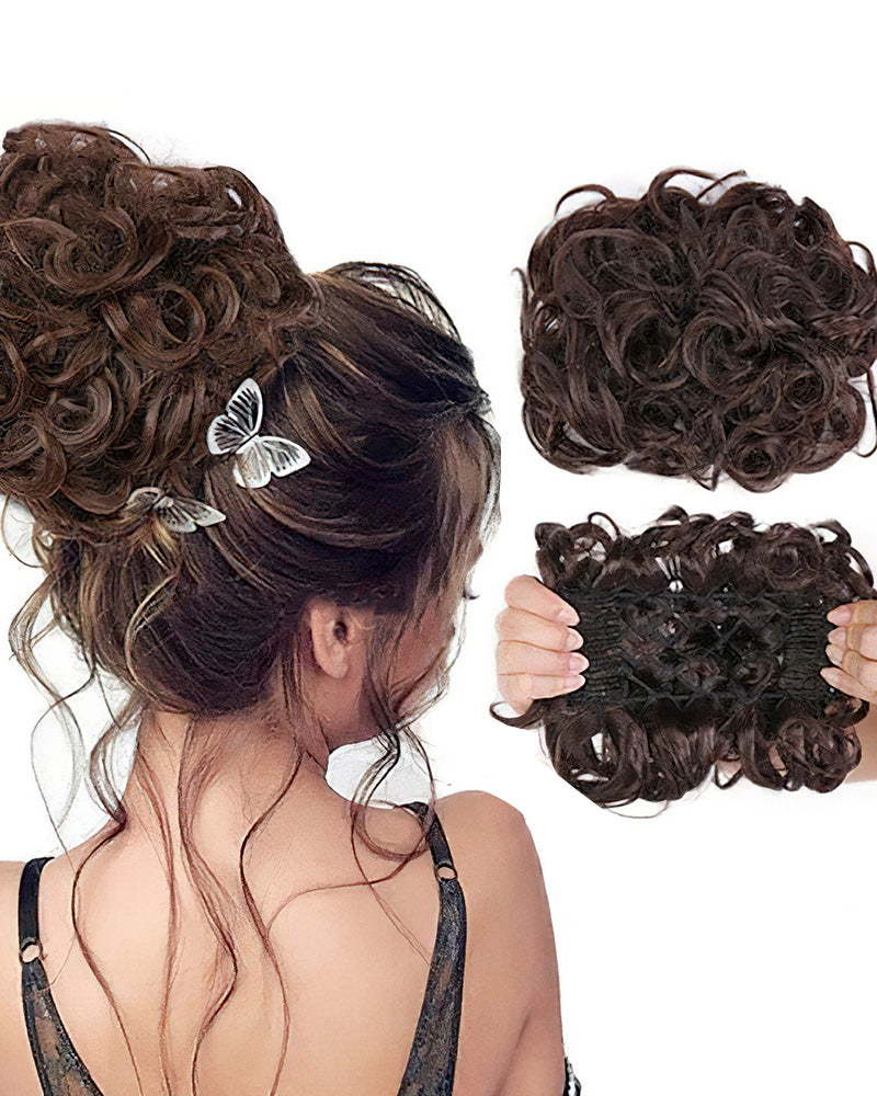 Pince Chignon Bouclé Peigne