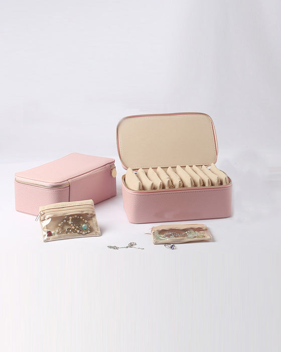 Boîte À Bijoux De Voyage Avec Petites Poches