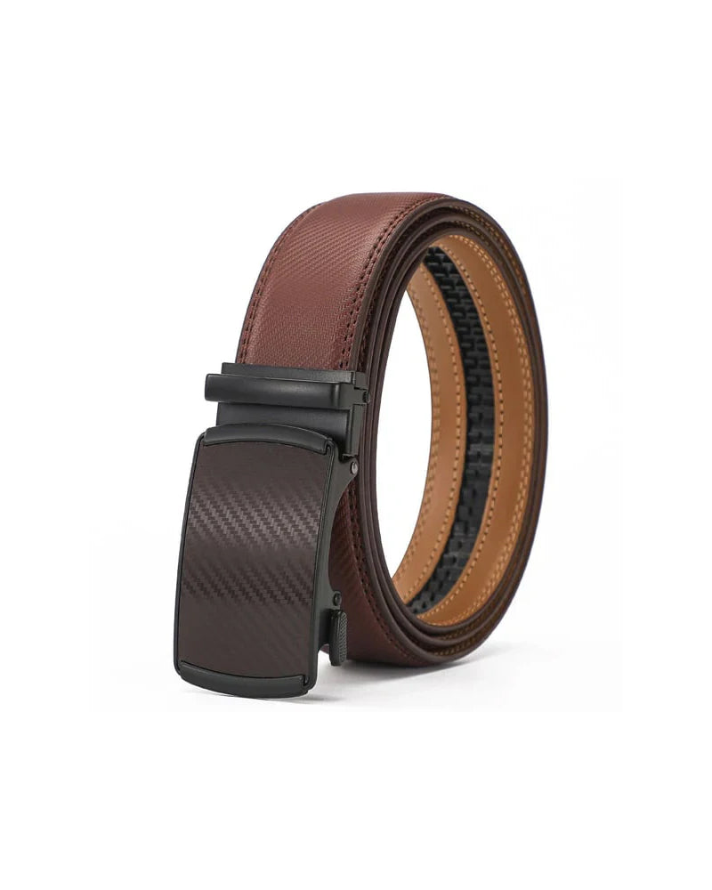 🎁 Ceinture en Cuir à Crémaillère Avec Boucle Réglable💼