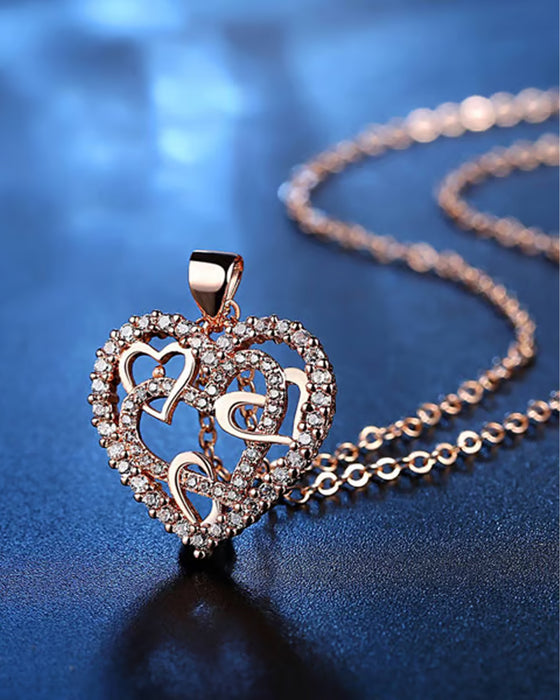 Collier Cœurs Entrelacés