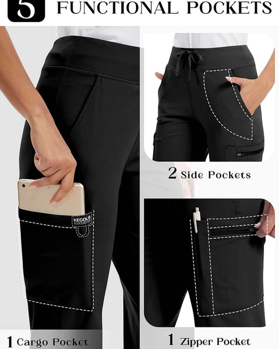 Pantalon Double Poche Slim Attacher Décontracté