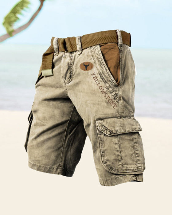 Short tactique multipoches pour hommes
