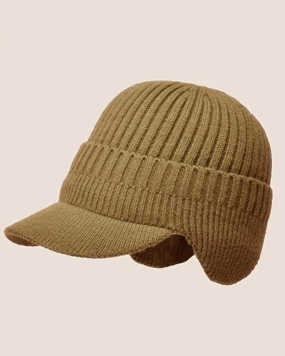 Chapeau Extérieur Équitation Élastique Chaud Protection Oreilles Tricoté