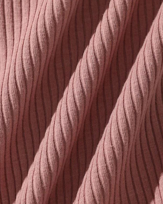 Culotte Femme Respirante Texture Rayée Verticale Confortable Tendance Taille Moyenne