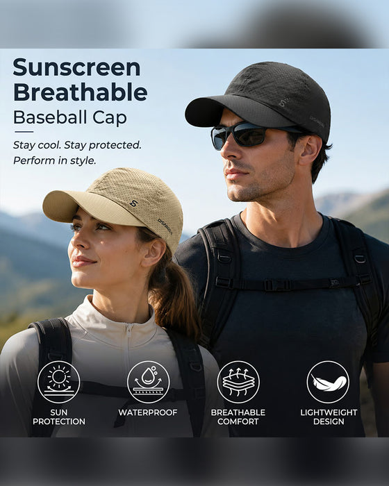 ☀️ Casquette De Baseball Perforée Respirante Et Fraîche | Chapeau Léger De Protection Solaire