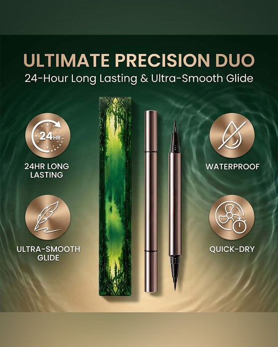 Eyeliner Liquide Longue Tenue Double Embout