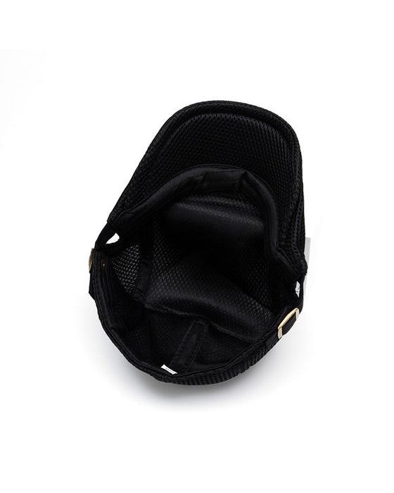 Casquette Plate En Maille Respirante Pour Homme - Béret Ivy Newsboy Ajustable Chapeau D'Été