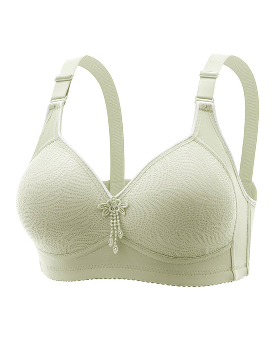 Soutien-Gorge Sexy Sans Armatures À Motif Floral