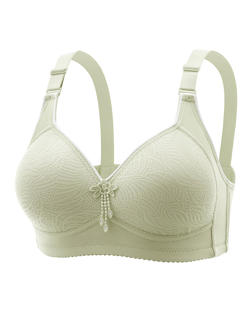 Soutien-Gorge Sexy Sans Armatures À Motif Floral