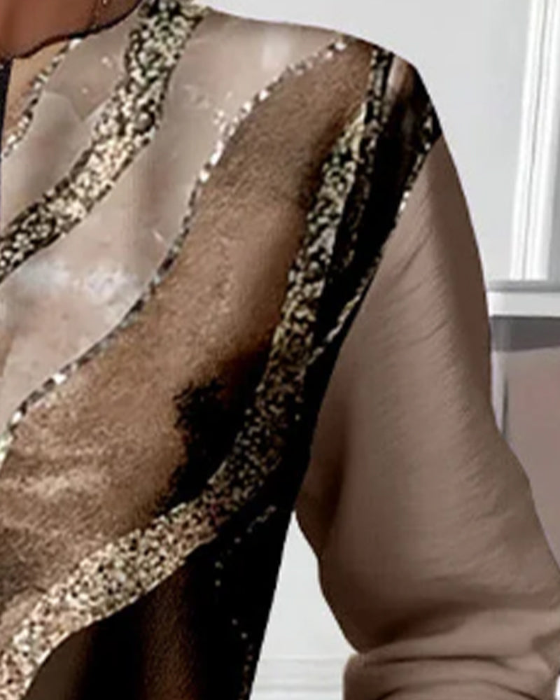 Sweat-Shirt À Demi-Zip Avec Imprimé Vintage