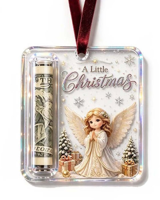 Noël Argent Cadeau Ornement