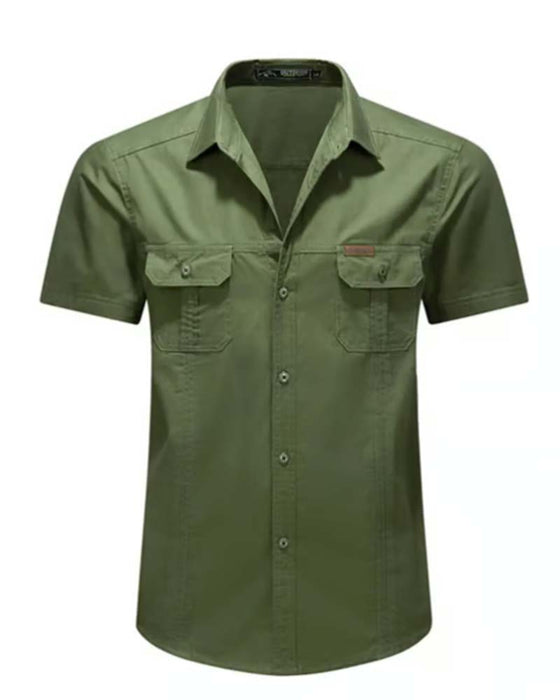 Chemise Durable Extérieur Manche Courte