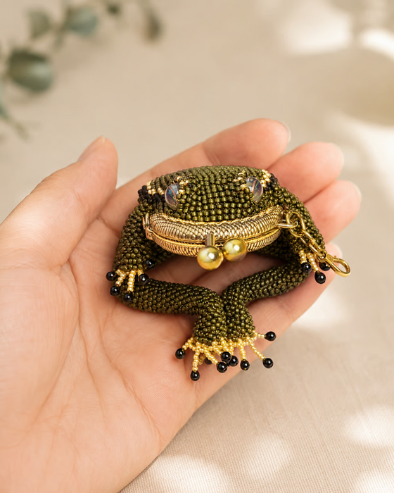 Charmant porte-monnaie grenouille
