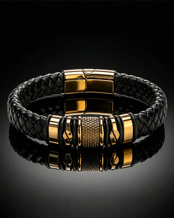 Bracelet En Cuir Premium Pour Hommes
