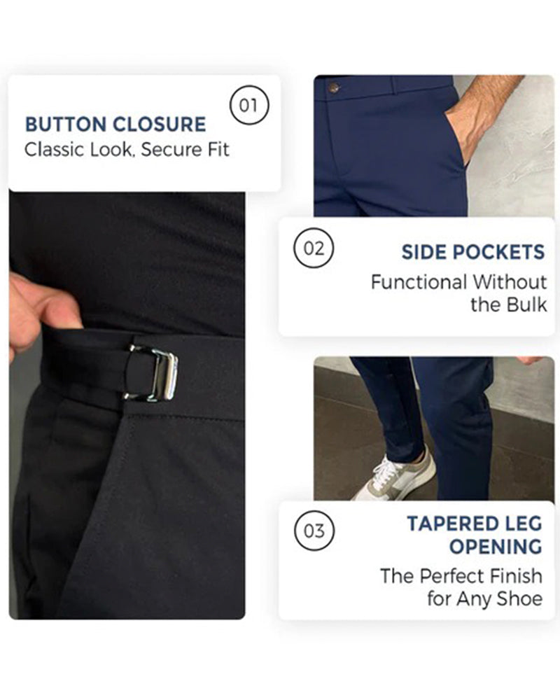 Pantalon Homme Stretch Ajusté
