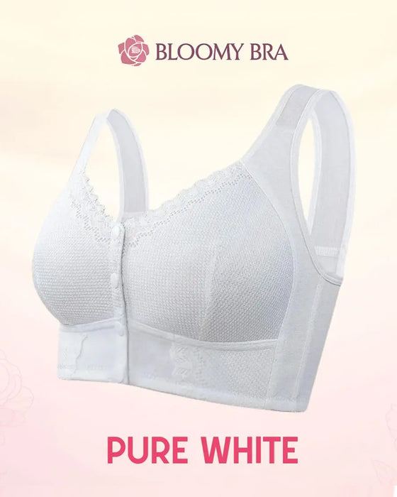 Soutien-Gorge Bouton Avant Confortable Sans Fils Soulèvement