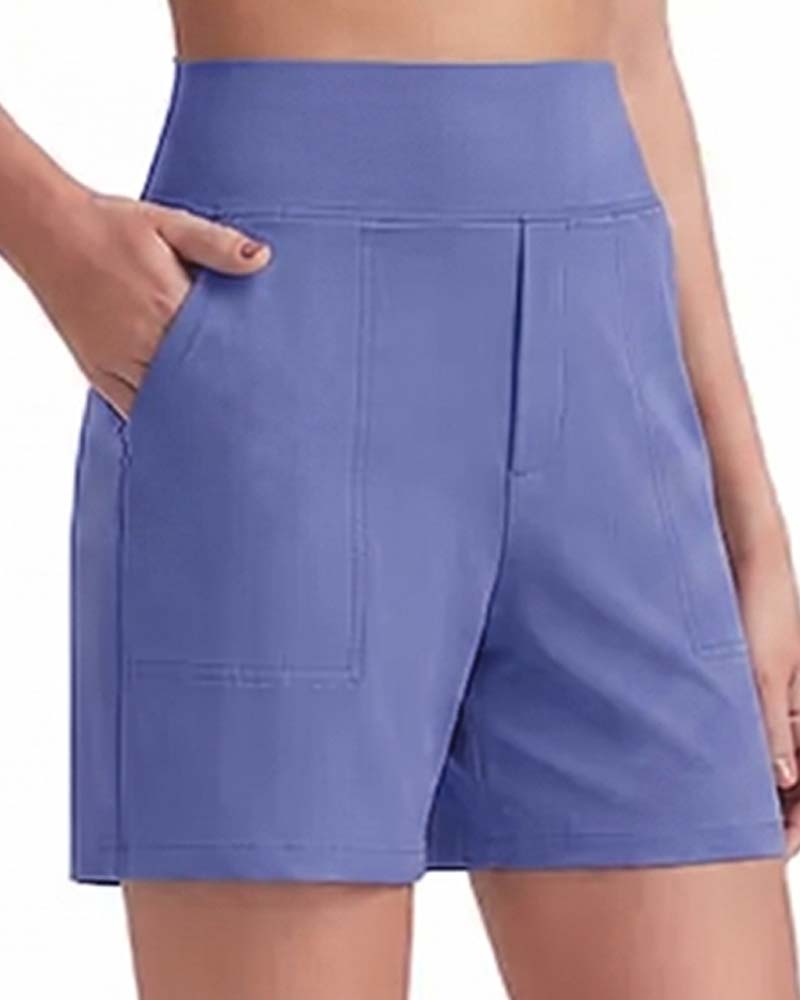Short Taille Haute Athlétique Course