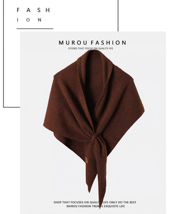 Châle Cape Tendance Uni Triangle