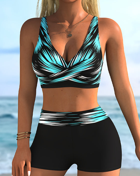 Bikini Dégradé Croix Boxer Short