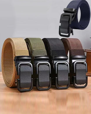 Ceinture Tactique Nylon pour Homme - Boucle Durable & Taille Ajustable