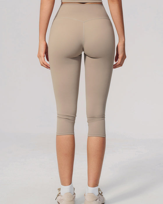 Leggings Yoga Taille Haute Mi-Longue