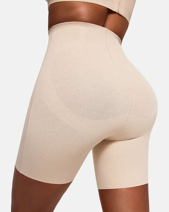 Gaine De Contrôle Du Ventre Shapewear Shorts Confortables Respirantes Pour Femmes Shorts Gainants Élévateurs De Fesses Taille Haute Sous-Vêtement Sans Couture Sous Robe