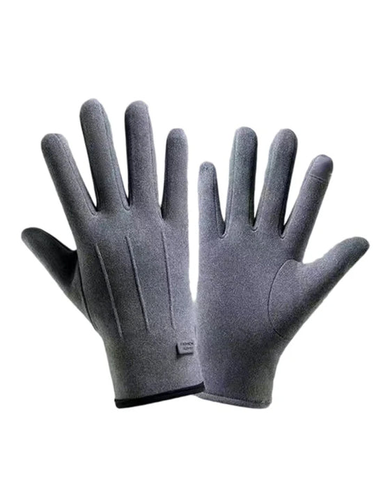 Gants Chauds Et Coupe-Vent Avec Fonction Écran Tactile Et Prise Antidérapante