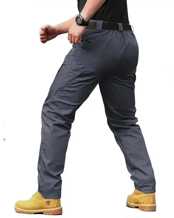 Pantalon Homme Tactique Pantalon Cargo, Multi-Poche Respirant Durable Travail Randonnée