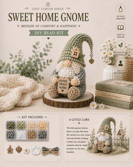 🔥 💕Collection Coffret Diy Gnome Douillet – Collectionnez Les 7 Gnomes