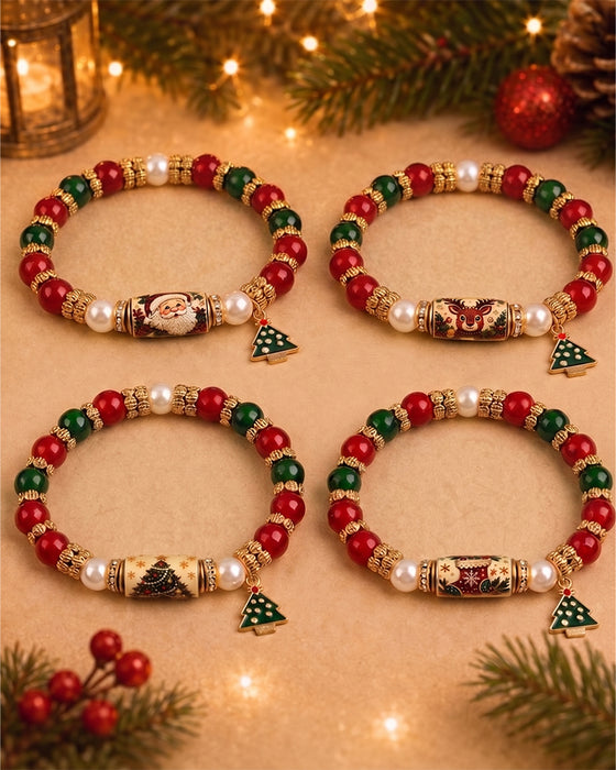 💥 Dernier Jour 49% DE RÉDUCTION – 🎄 Bracelet Christmas Magic Collection — Édition Limitée