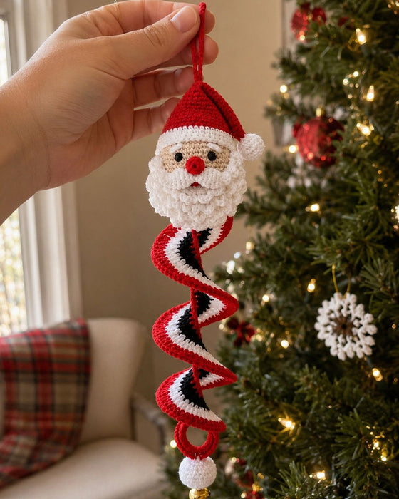 ☃️ Kit DIY Bonhomme De Neige En Spirale Au Crochet