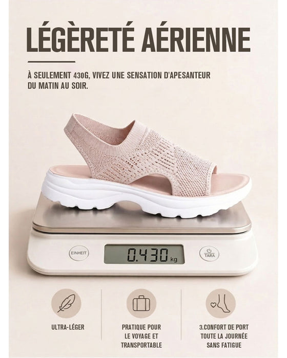 Sandales À Plateforme En Mesh Respirant