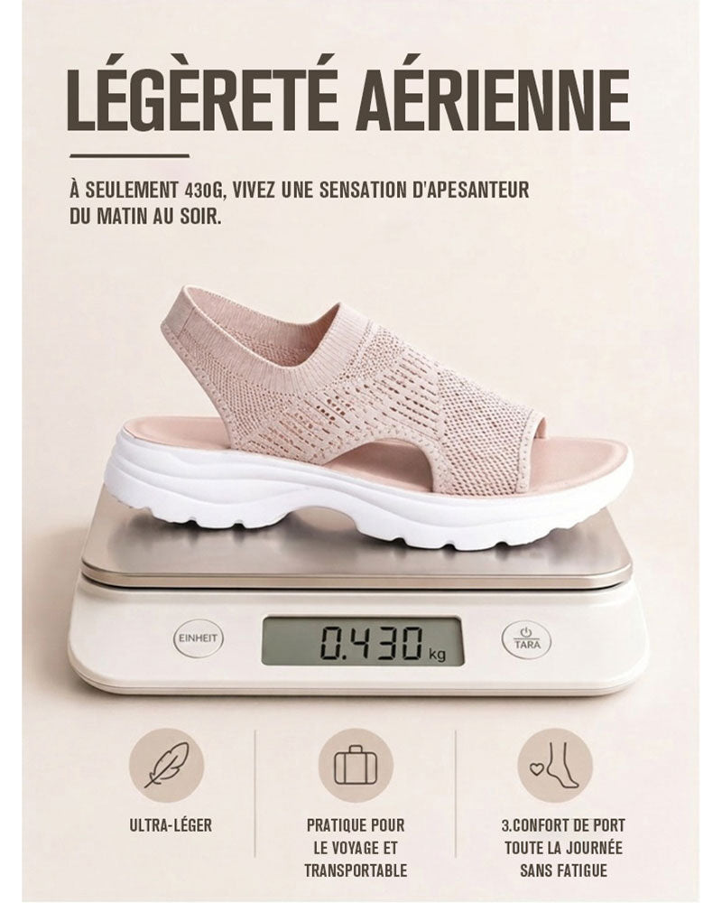 Sandales À Plateforme En Mesh Respirant