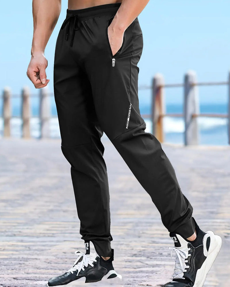 Pantalons Jogger Pour Hommes – Décontractés Noirs