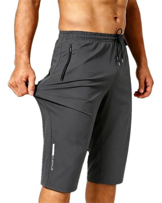 Pantalons Rafraîchissant Élastique Taille Cordons Séchage Rapide Actif