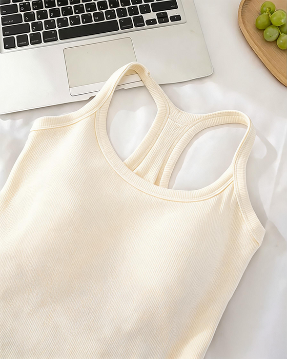 Débardeur Soutien-Gorge Intégré Côtes Unie
