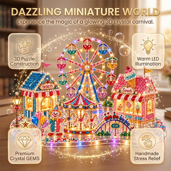 3D LED Noël Art Diamant DIY Kit