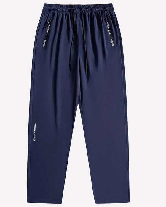 Pantalon Taille Élastique Lettre Imprimé Athlétique