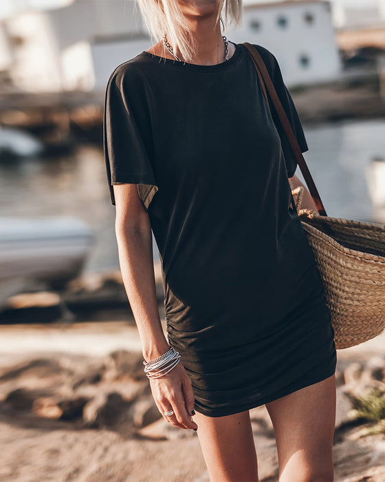 Robe Taille Froncée Bodycon