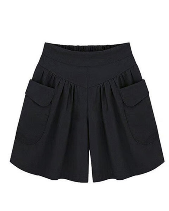 Shorts Amples Taille Haute Affinant