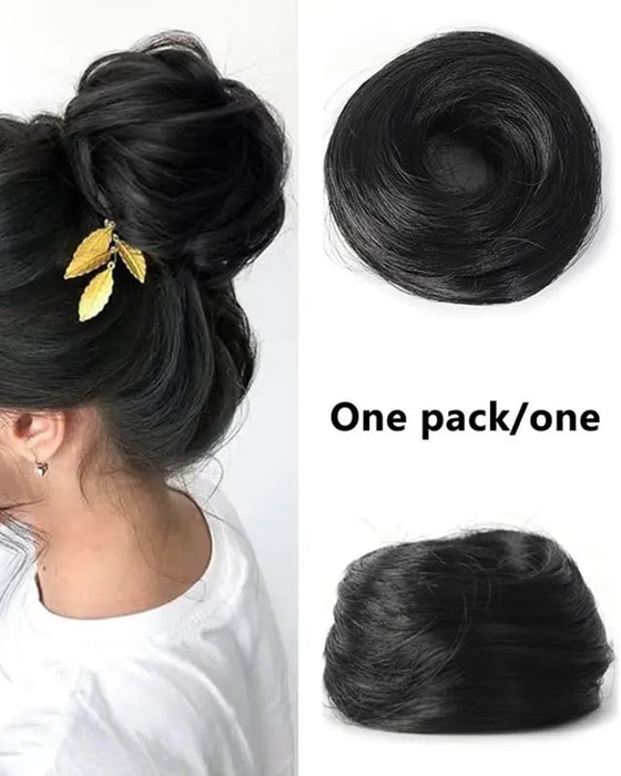 Accessoire Capillaire Chignon Désordonné Synthétique Pour Femmes