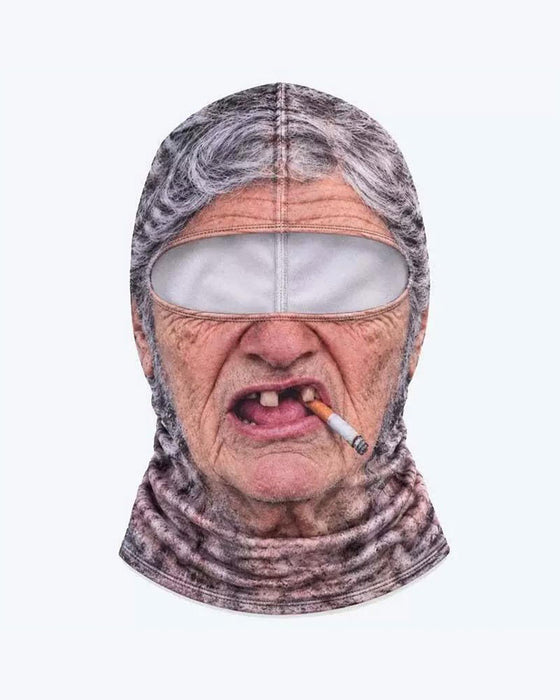Masque Drôle 3d Grincheux Vieil Homme Ski